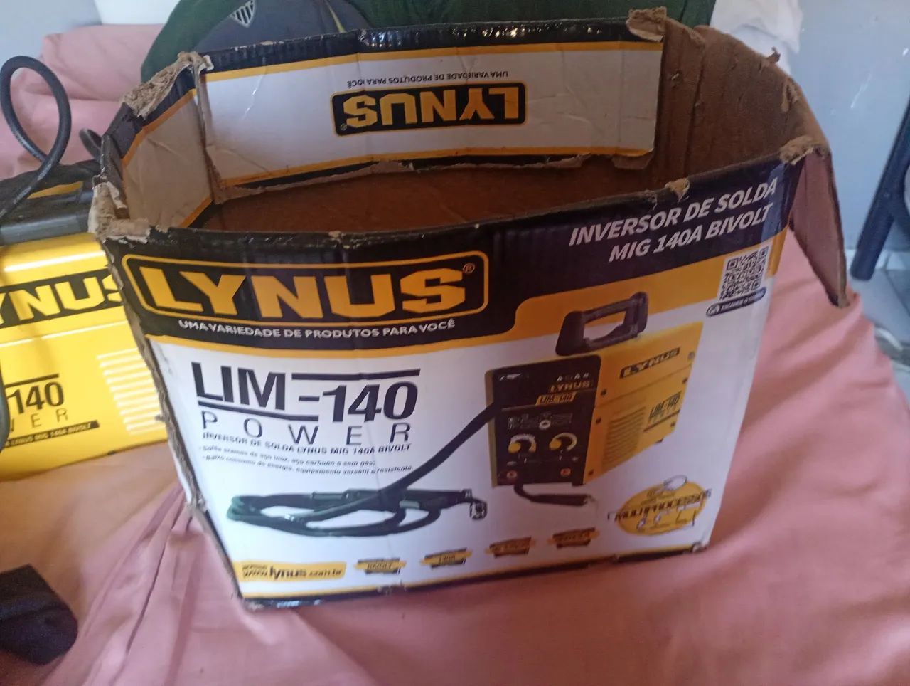 Máquina de solda lynus 140 - Foto 3