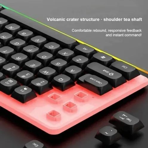 Teclado gamer LEY-2088 com iluminação RGB e cabo de 1,5m Novo - Foto 2