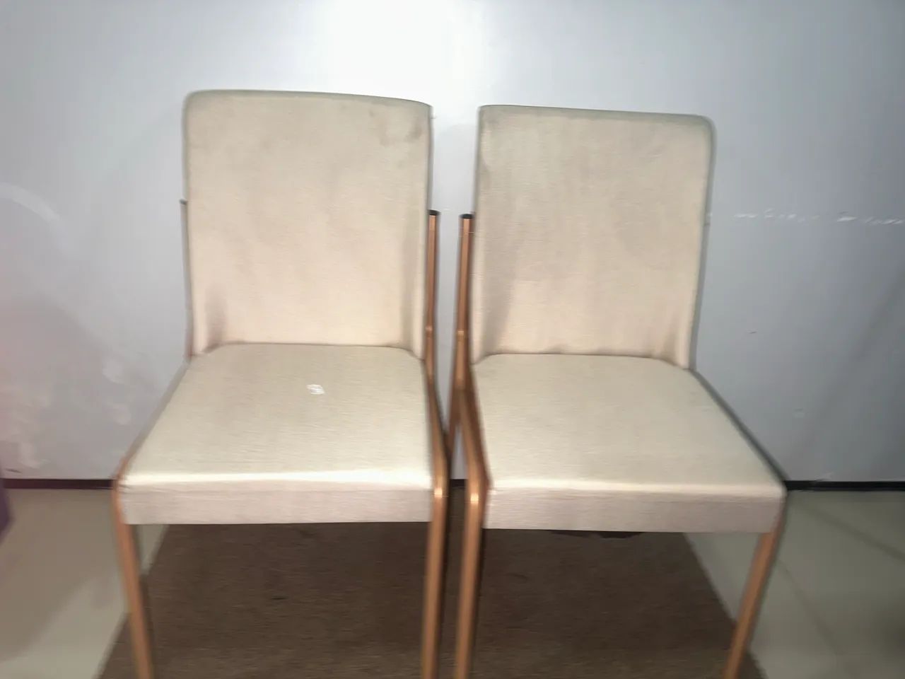 Conjunto 2 Cadeiras De Jantar Hug 1749 Carraro Areia Rose