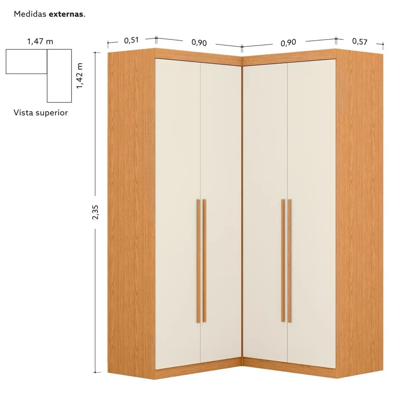 Guarda Roupa 4 Portas  - Foto 4