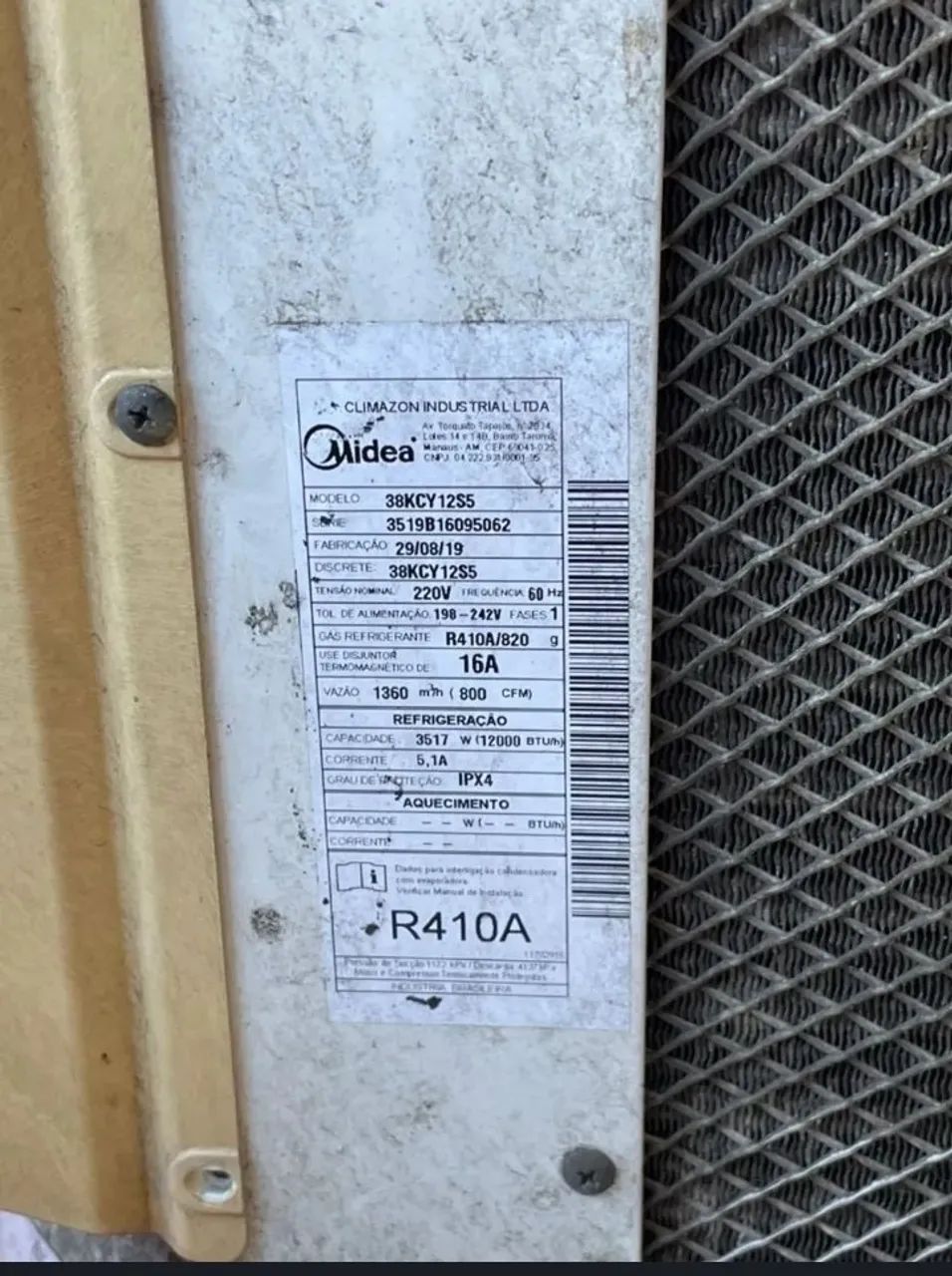 Ar condicionado Split 12Btus 
