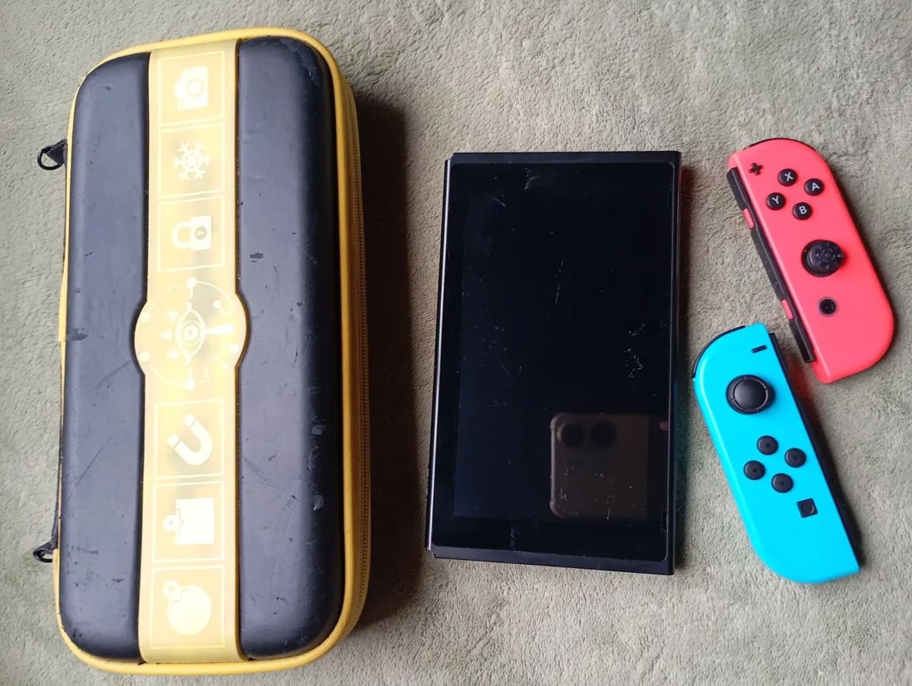 NINTENDO SWITCH ORIGINAL - VERMELHO E AZUL - Foto 5
