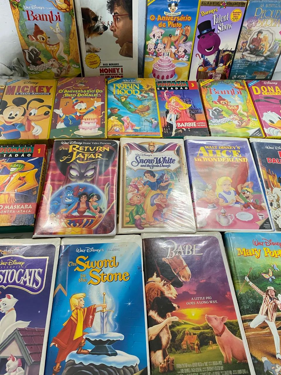 24 fitas cassetes Disney 