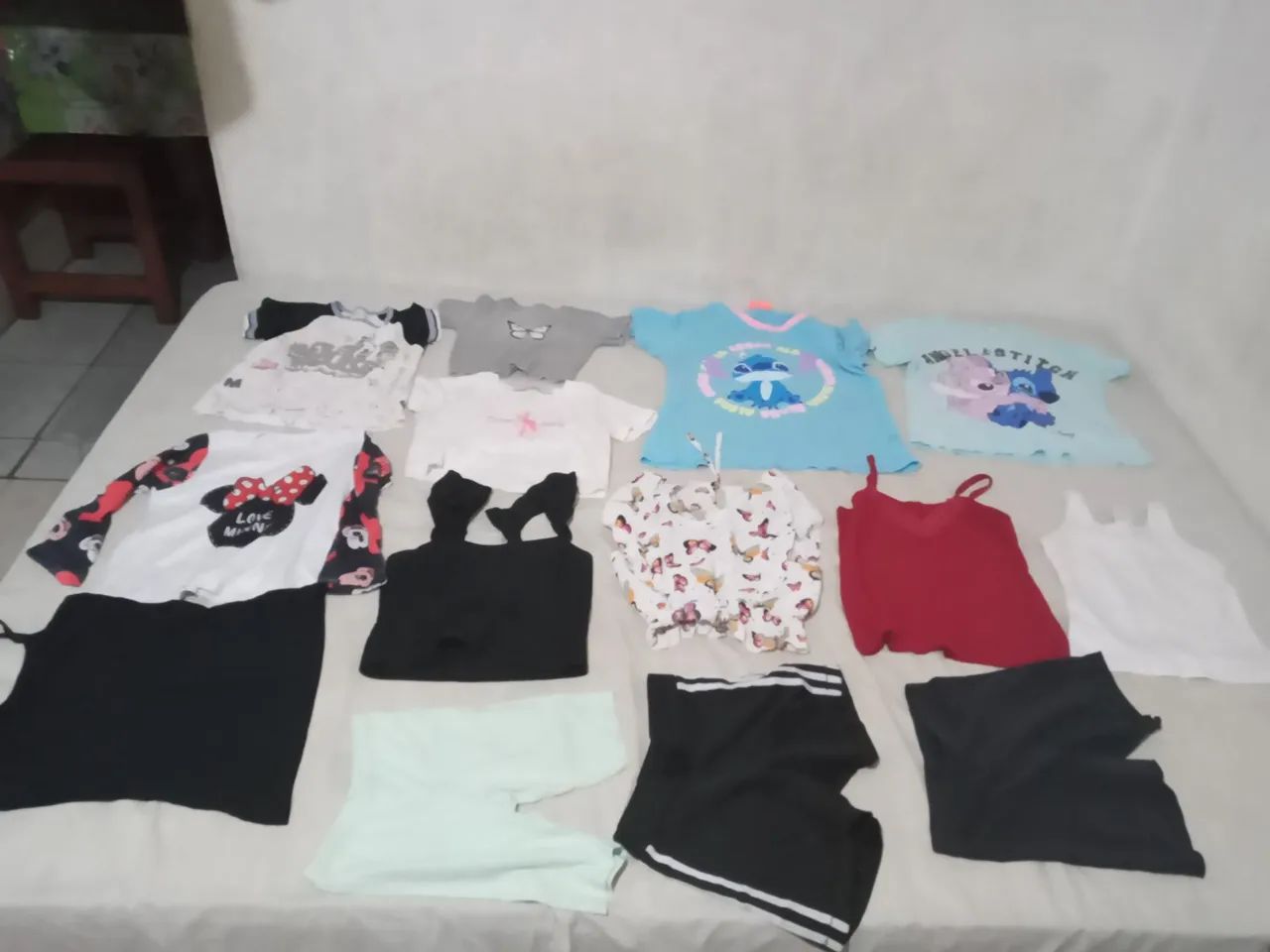 Lote de roupas menina 