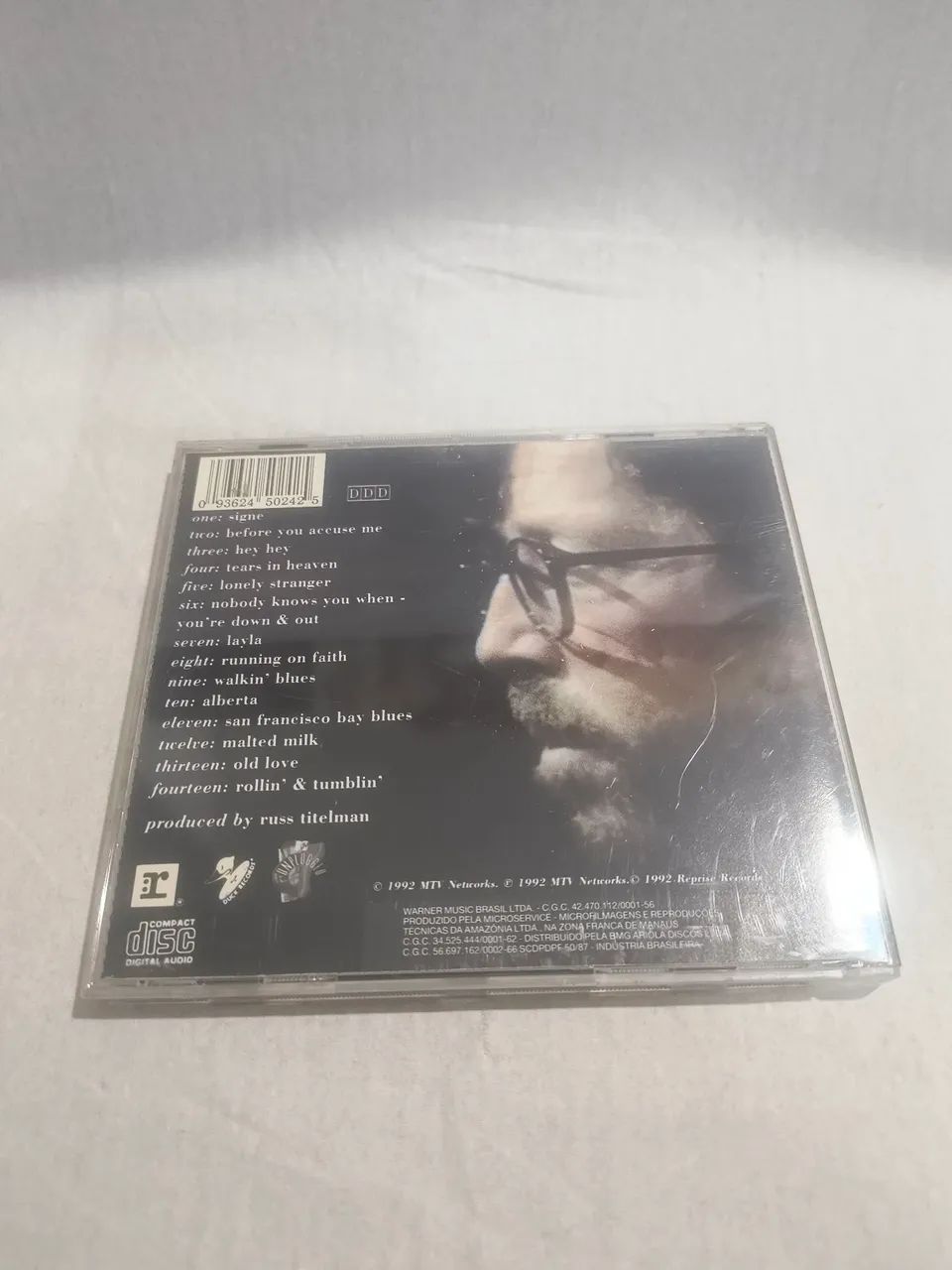 CD Eric Clapton Unplugged (Nacional 1992 - Warner/BMG) - Foto 2