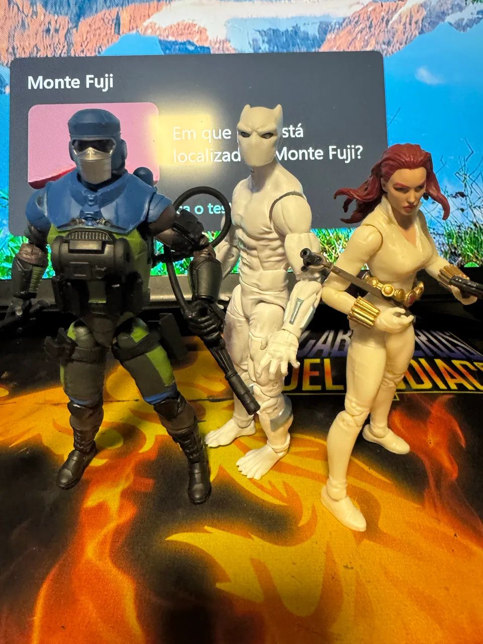 Marvel Legends Lote 3 viúva pantera Gi Joe 
