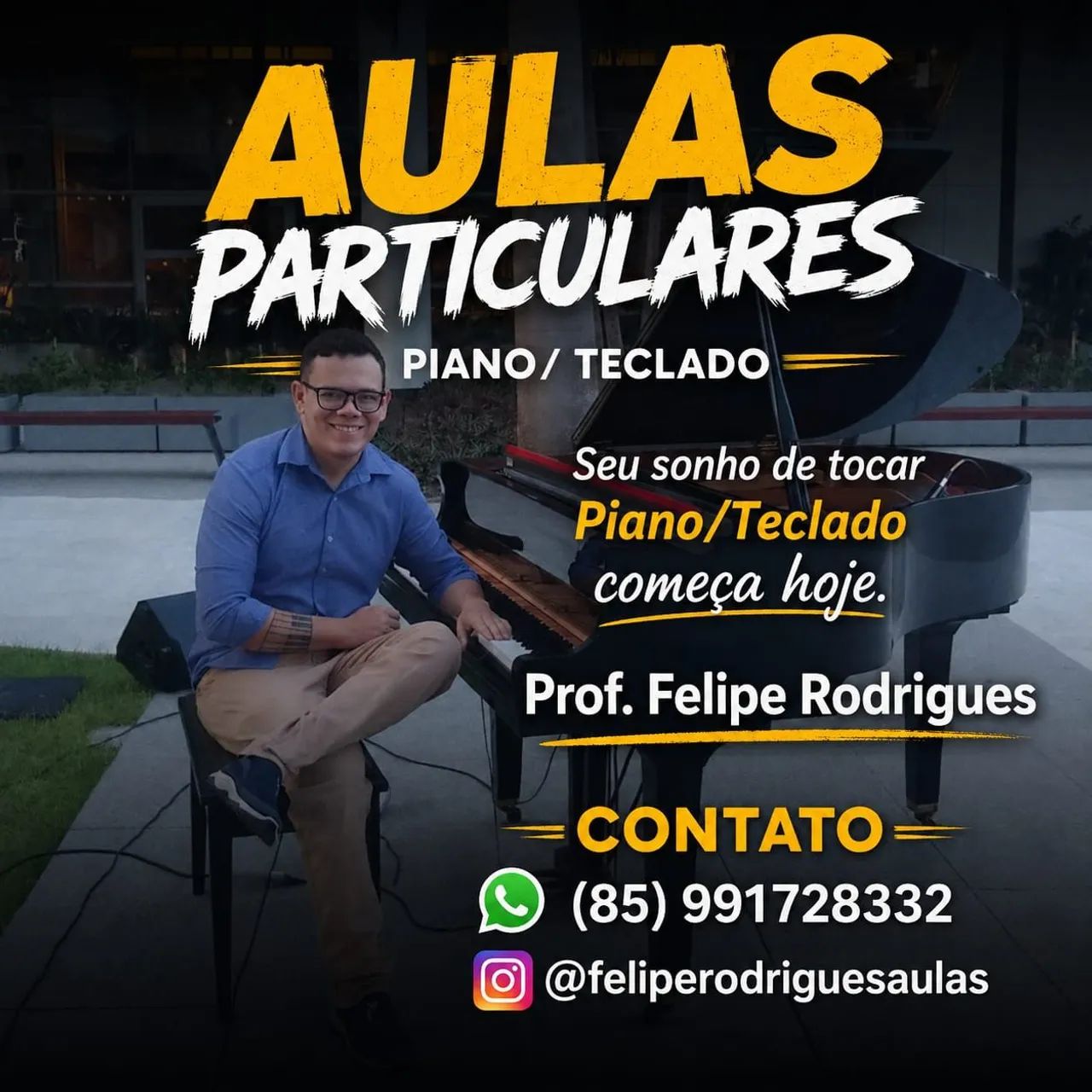 Aulas Teclado e Piano 