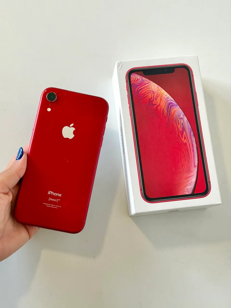 iPhone XR (PRODUCT)RED 64GB - Bateria Nova 100% | Face ID OK