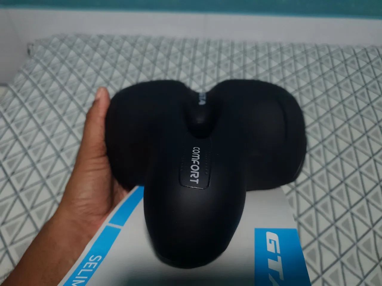 Sela bicicleta geltech gel confortável  - Foto 2
