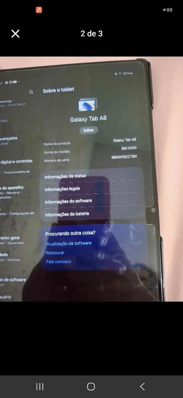 Vende-se tablet Galaxy Tab A8  - Foto 2