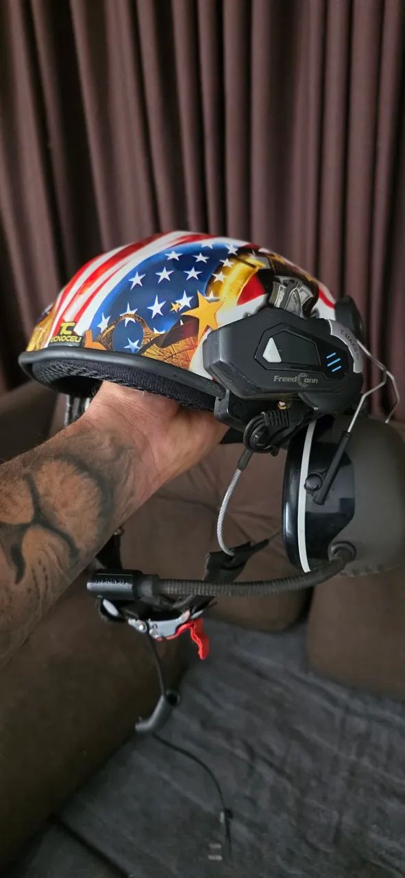 Capacete tecnocell com Bluetooth e fonia  - Foto 2