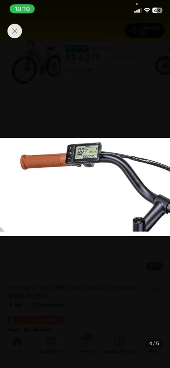 Bicicleta elétrica átrio  - Foto 3