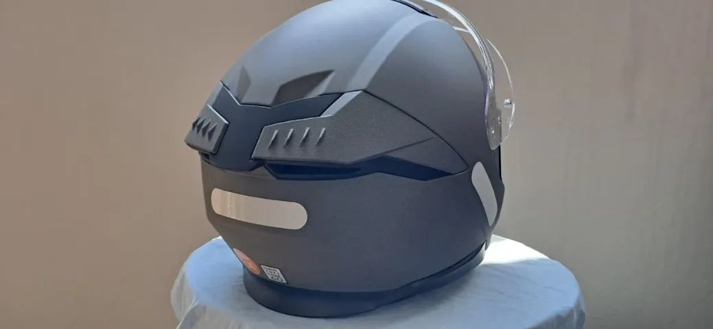Capacete Ls2 Stream 2 Ff808 Monocolor Concrete - Foto 4