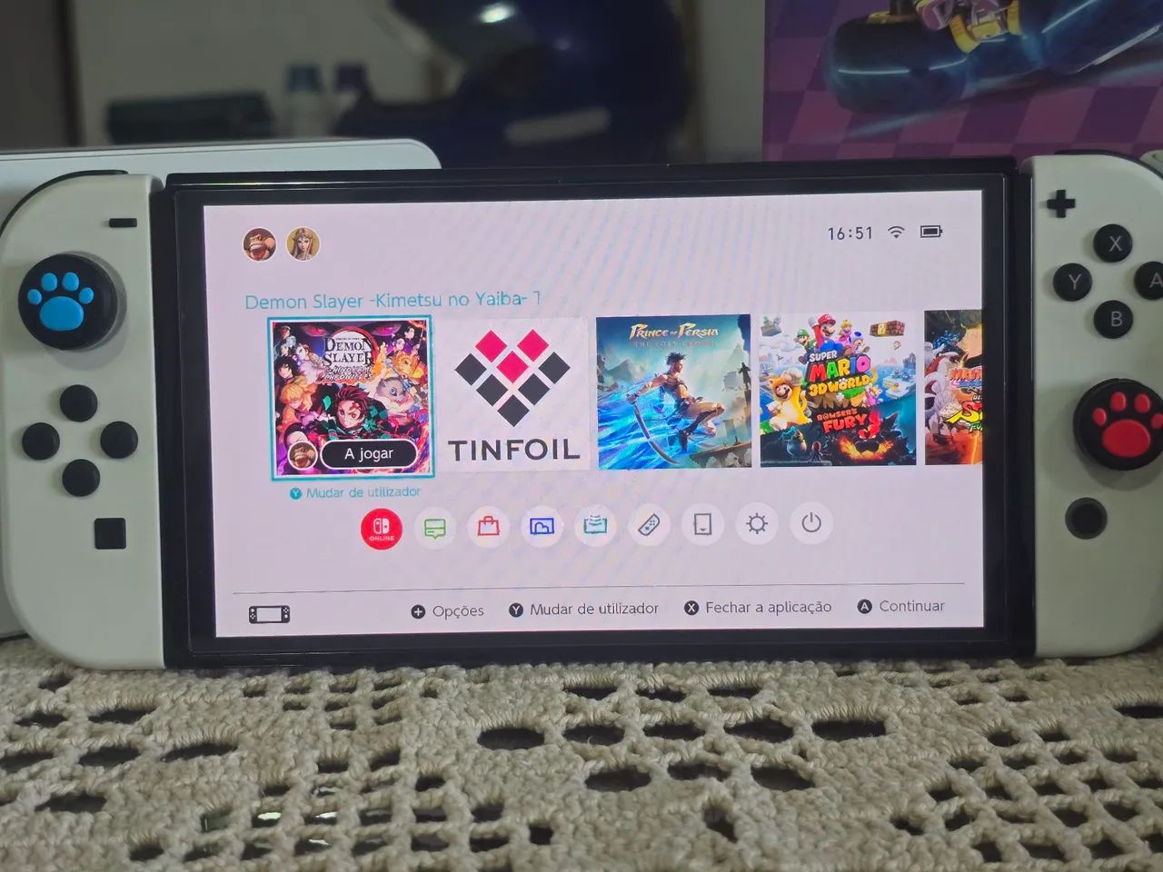 NITENDO SWITCH OLED DESBLOQUEADO - Foto 2
