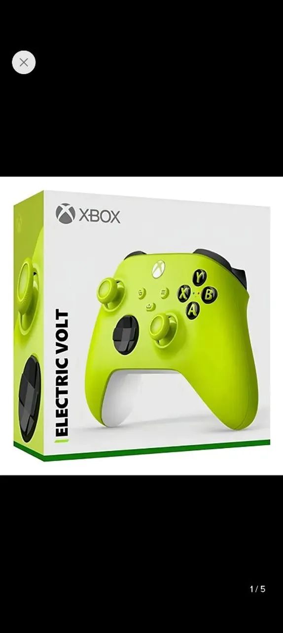 Controle Xbox eletric volt