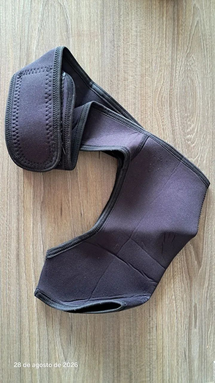 Kit tipoia cinta apoio ombro joelheira - Foto 4