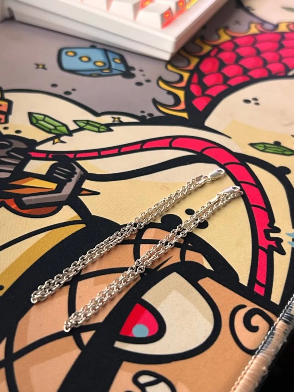 Pulseira de prata Unisex - Foto 5