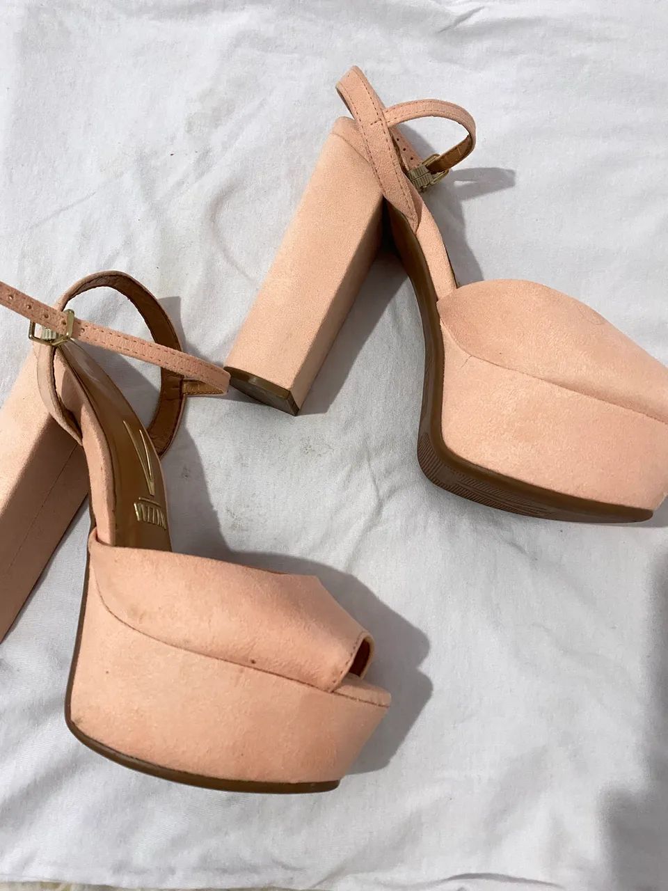 Salto Vizzano 35 Nude - Quase Novo (usado 1x)