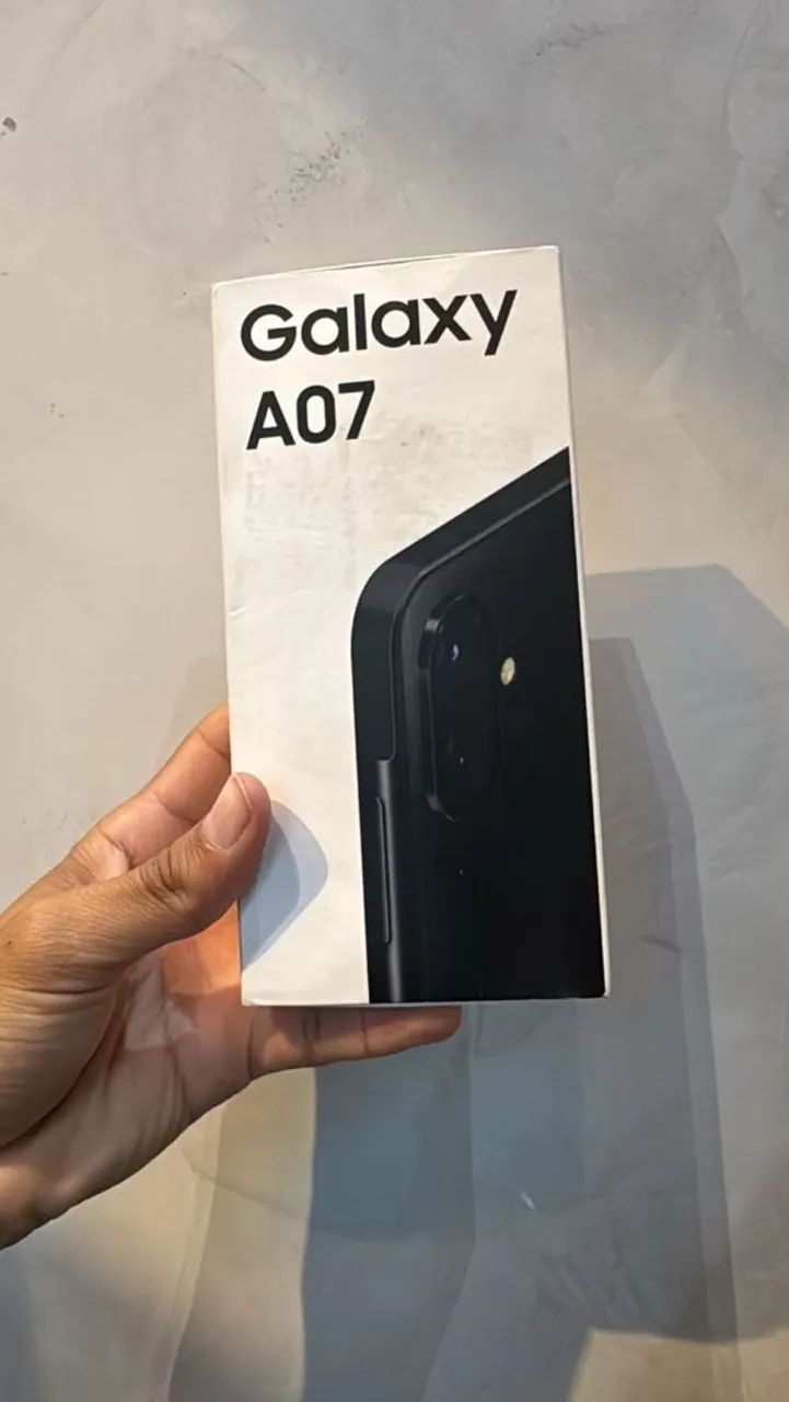 Samsung A07 novo na Caixa 