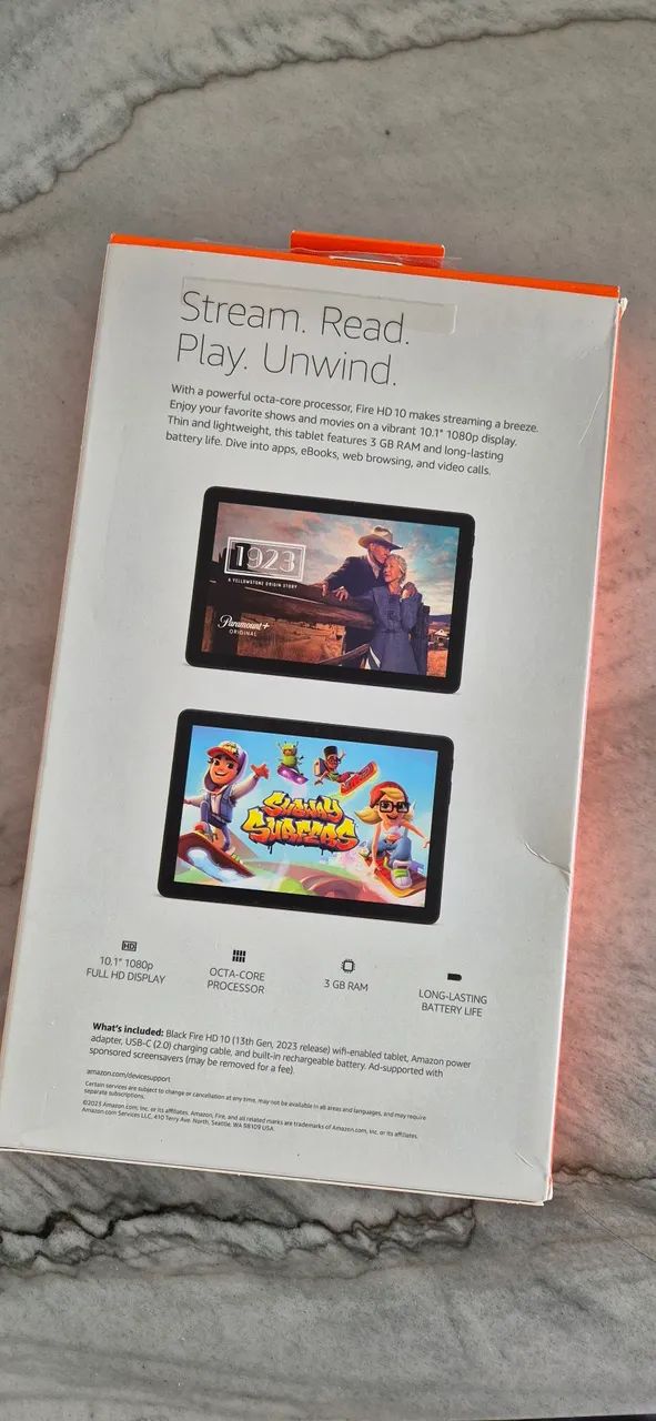 Tablet Amazon Fire HD 10 Tela 10,1" Cor Preta - Foto 2