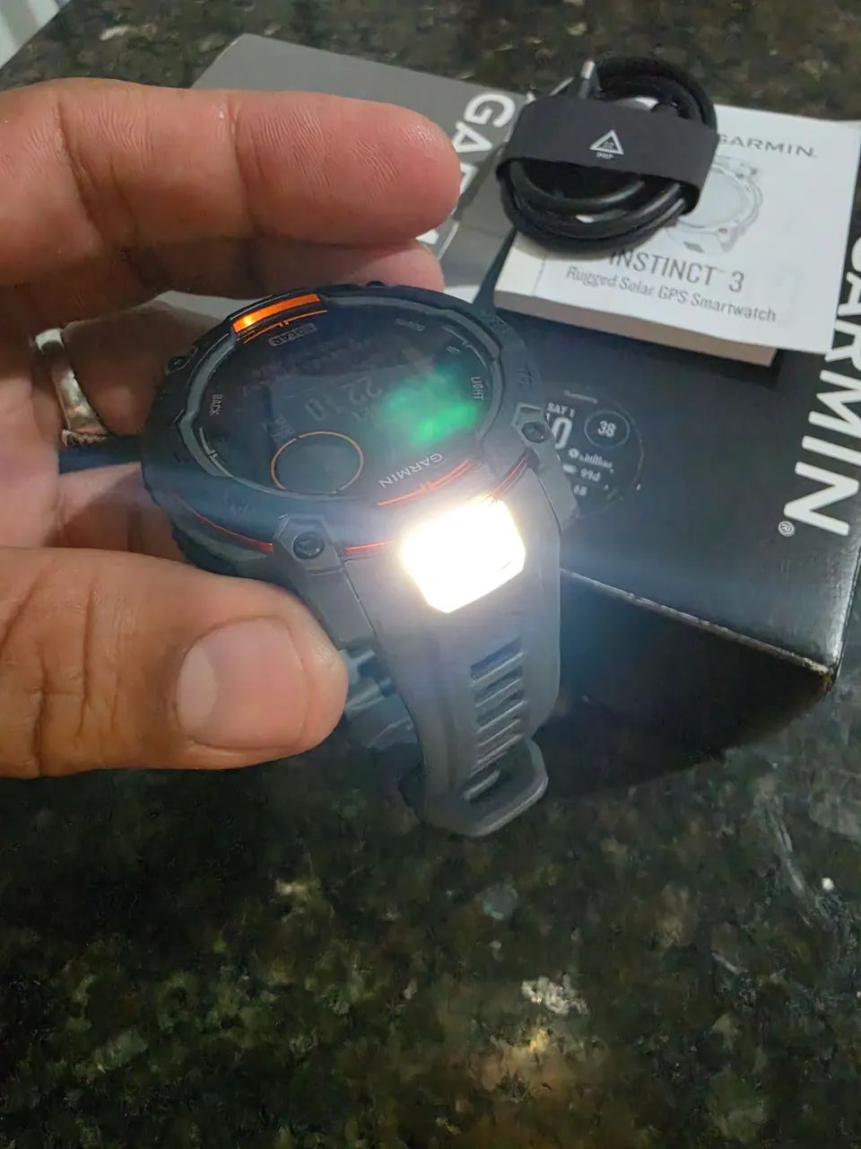Relógio Garmin instinct 3 Solar - Foto 2