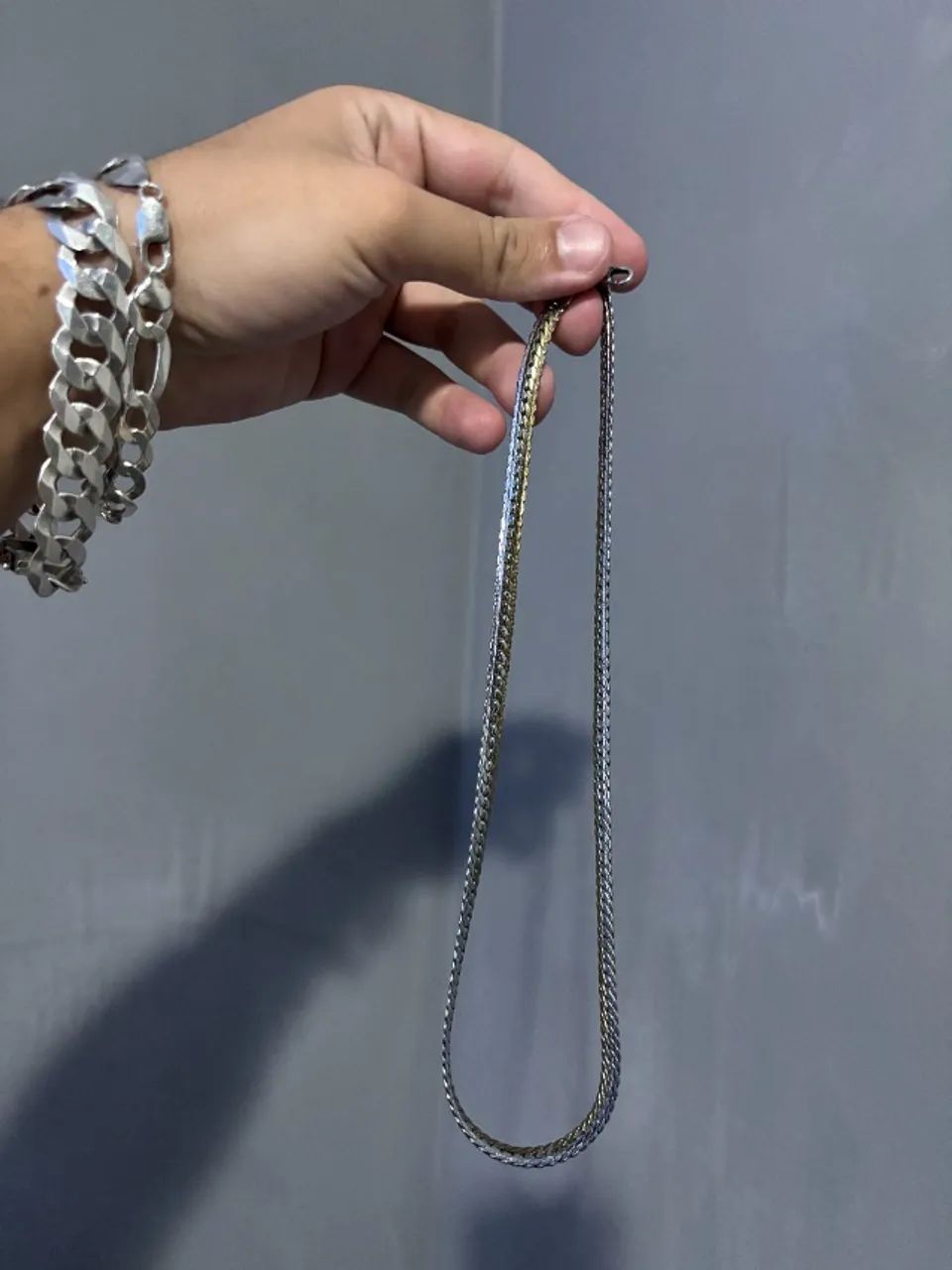 Corrente Snake/Cubana 52Cm - Foto 2