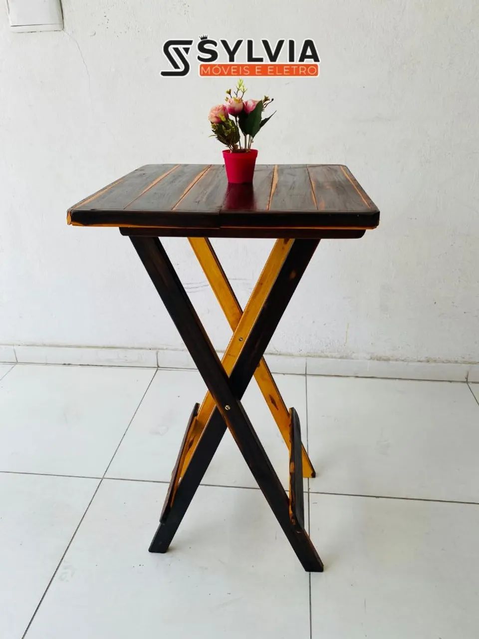 Mesa bistrô com verniz  - Foto 5