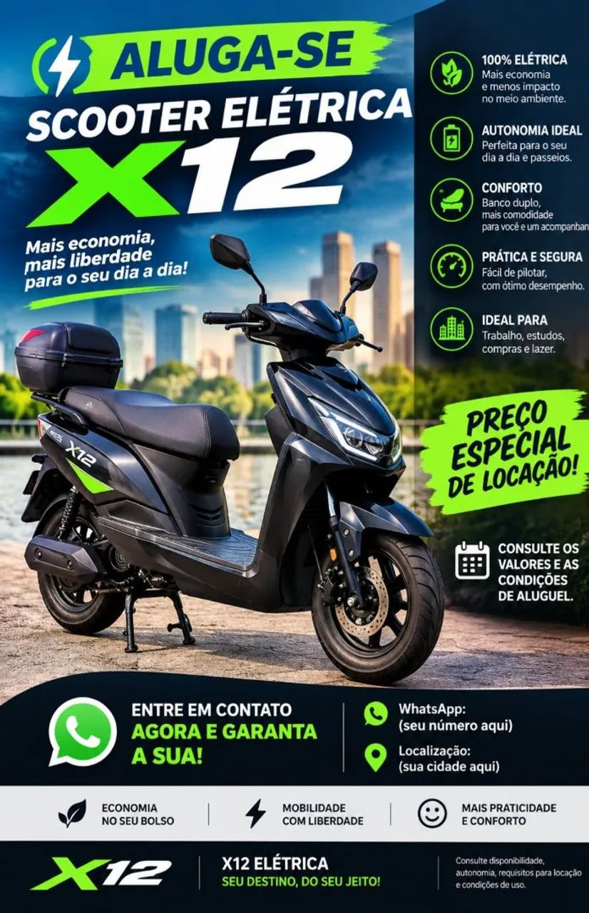 LOCAÇÃO DE SCOOTER ELÉTRICA 