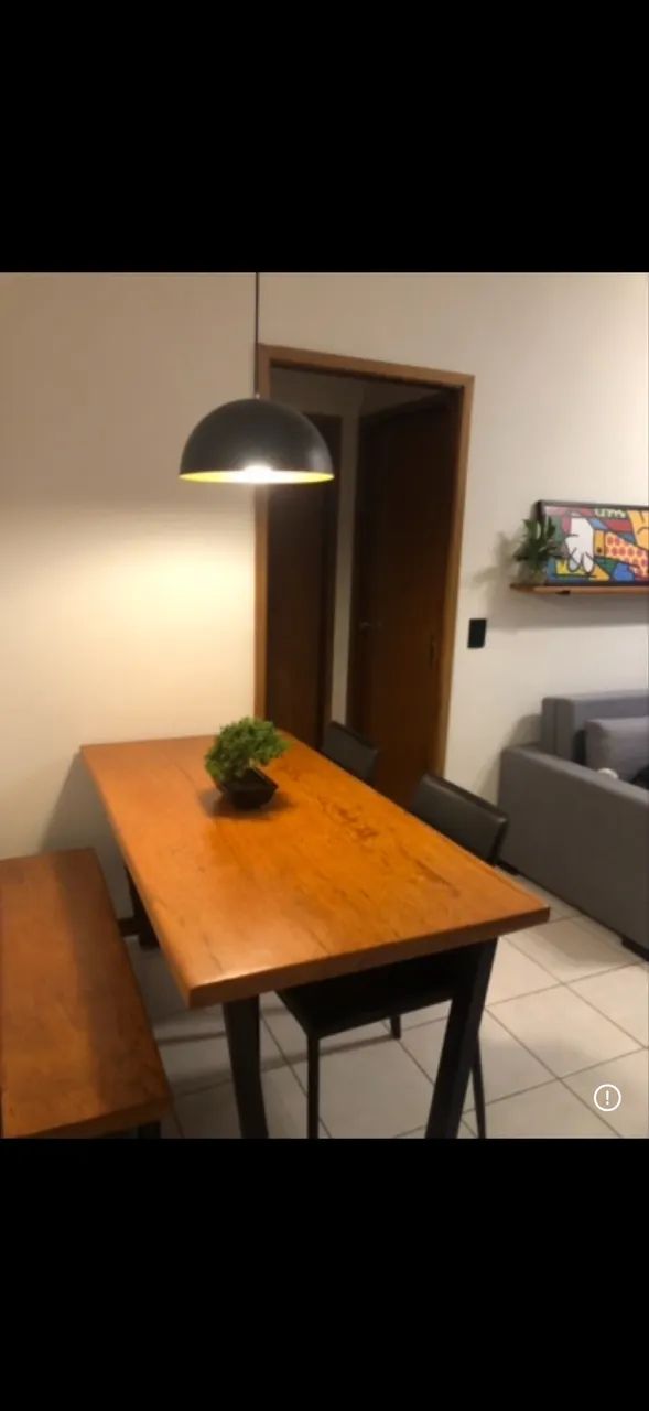 Mesa, banco e aparador em madeira maciça  - Foto 2