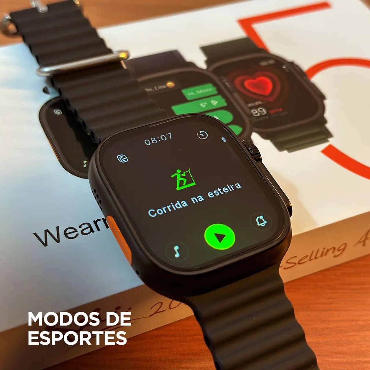 Smartwatch U5x original com garantia  - Foto 2