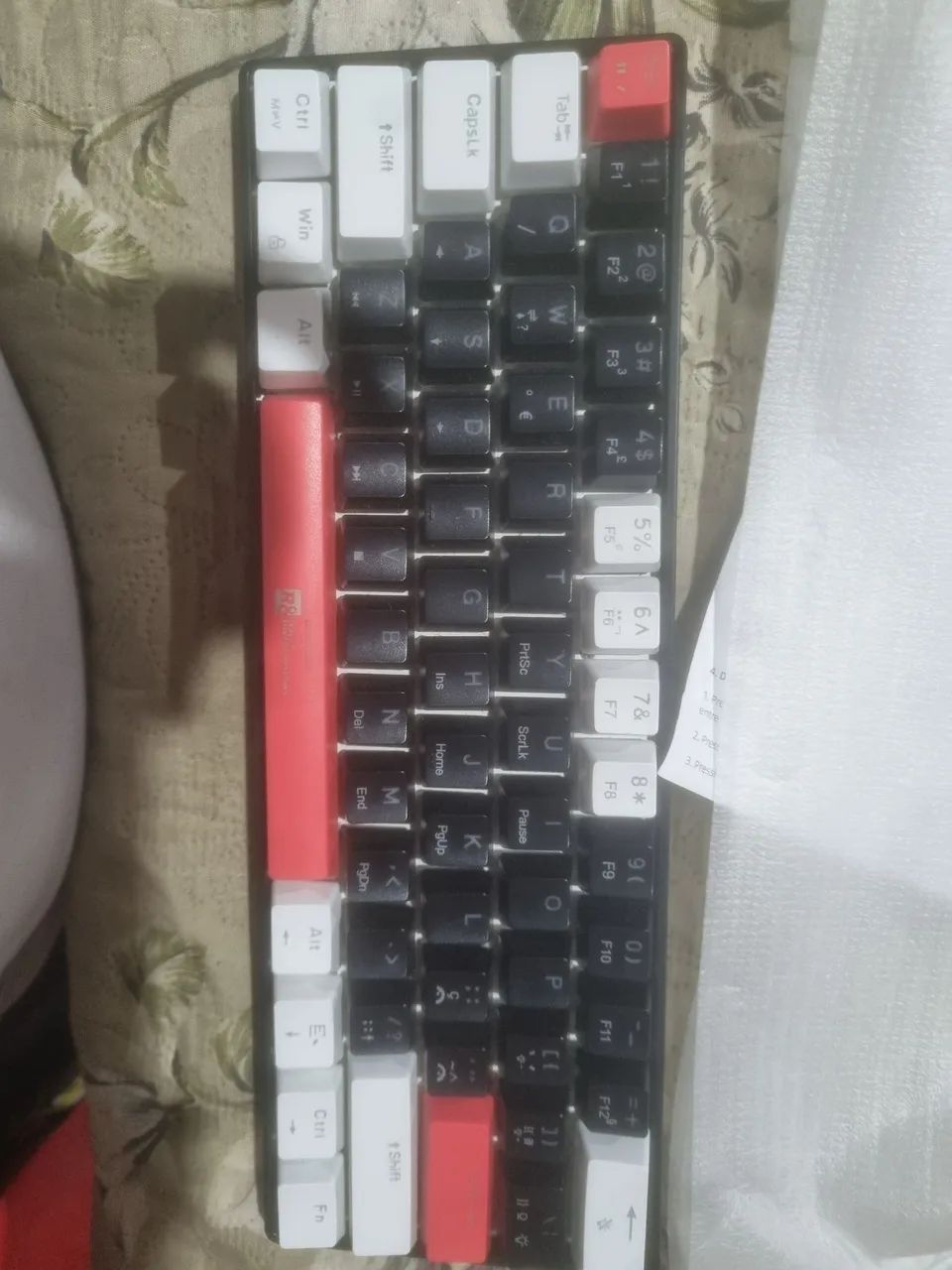 Teclado mecânico 60% switch azul  - Foto 3