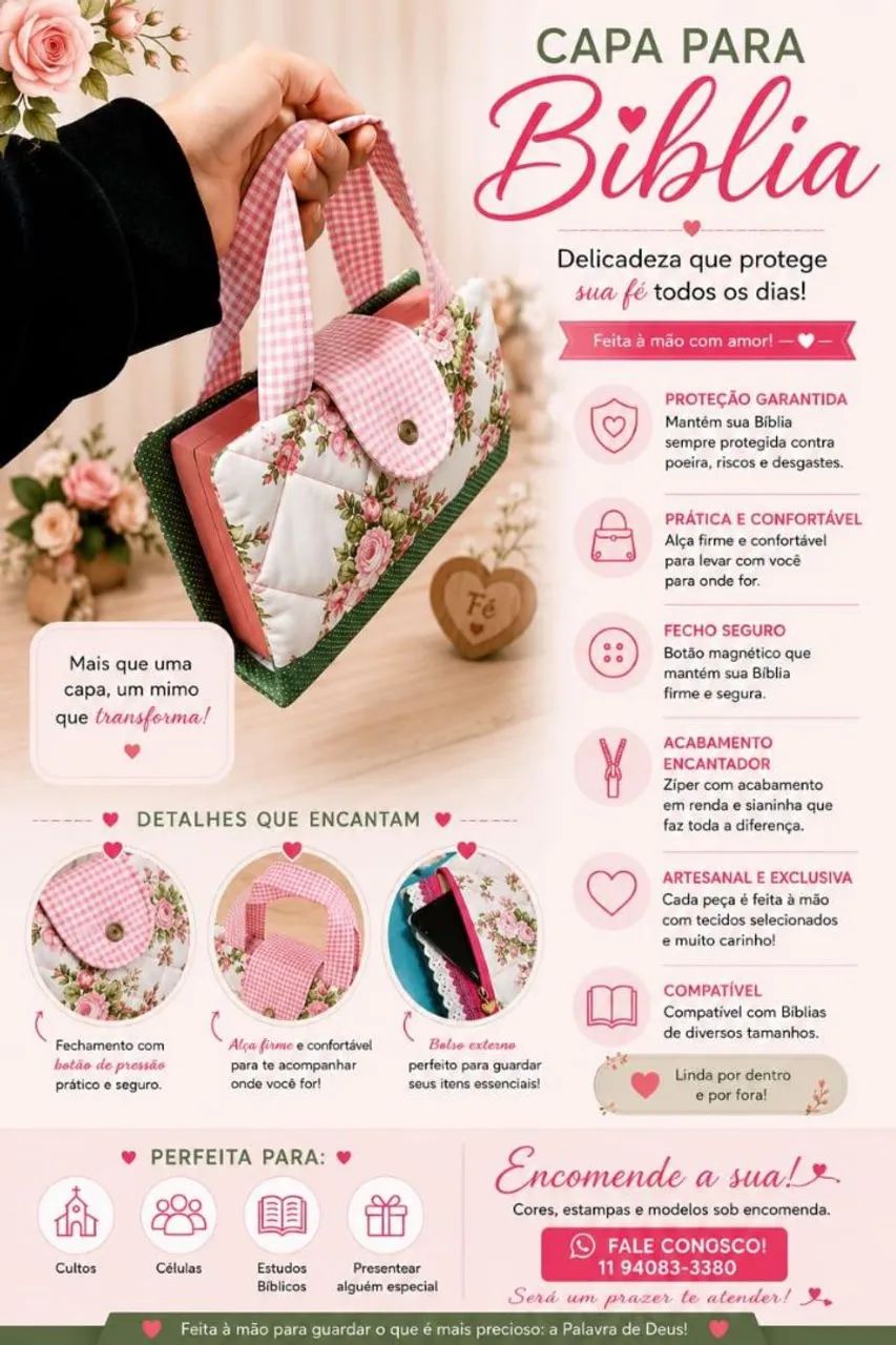 Capa para Bíblia Personalizada  - Foto 5