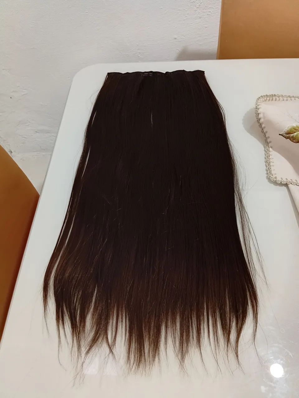 Cabelo orgânico tic-tac castanho médio  - Foto 2