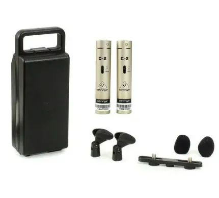 Microfones Behringer C-2 Condensador Cardioide cor prateado - Foto 2