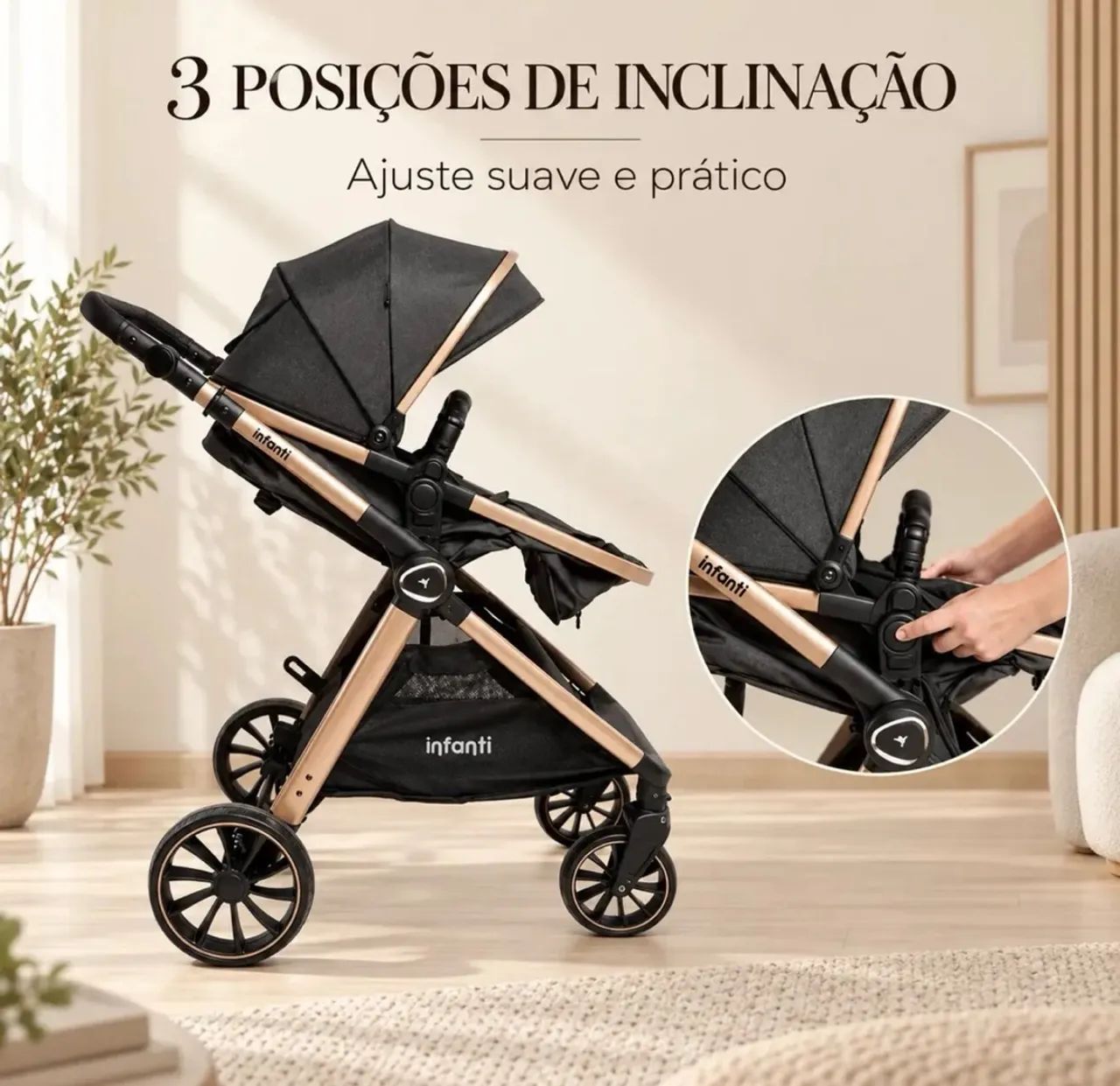 Carrinho de bebê  - Foto 2