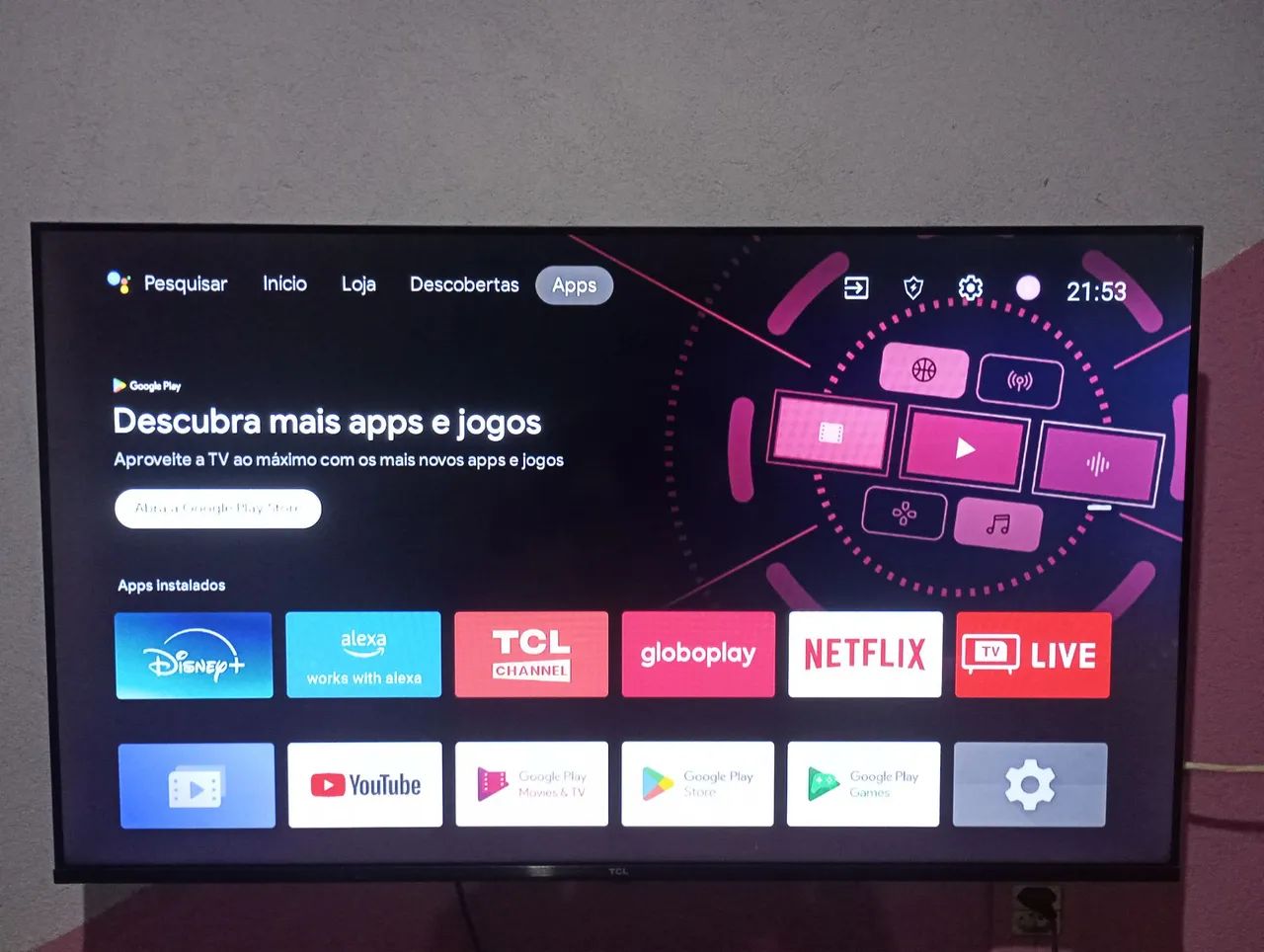 Tv TCL 43 polegadas 