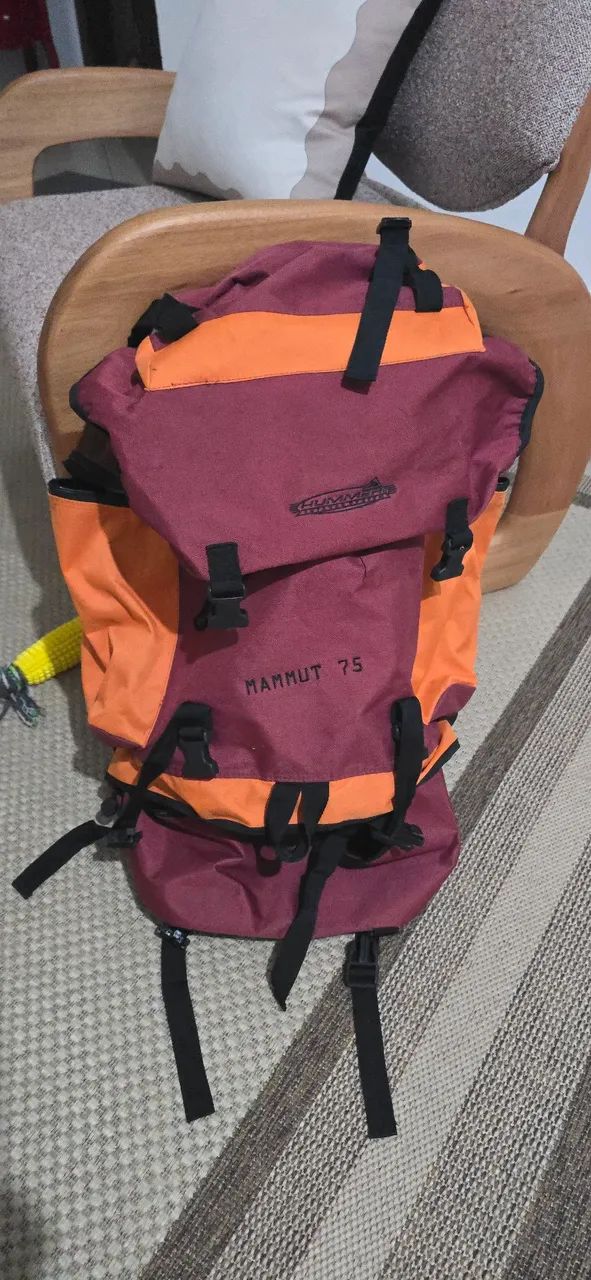 Mochila montanhista, acampamento 