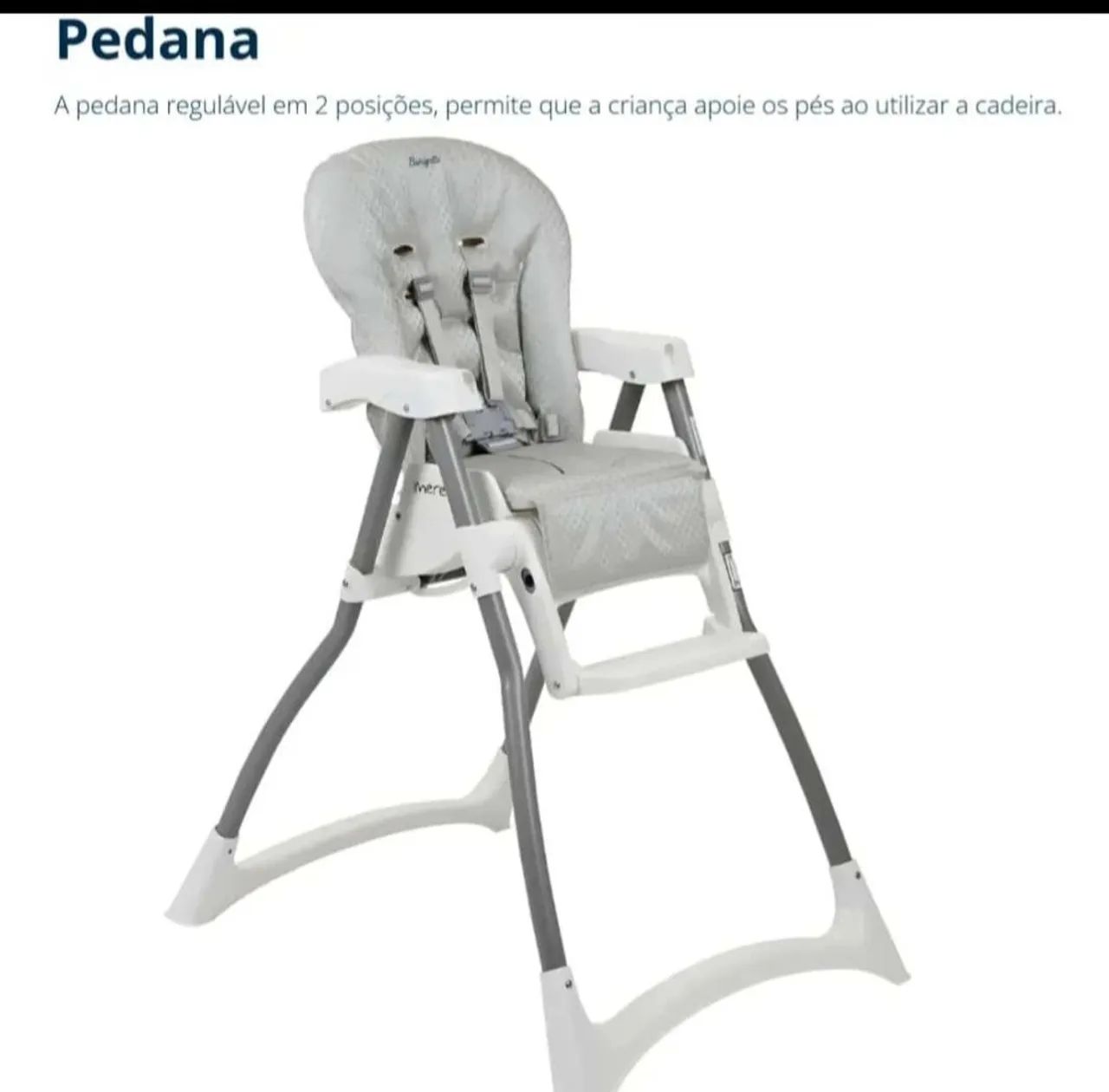 Cadeira de papinha bebê 