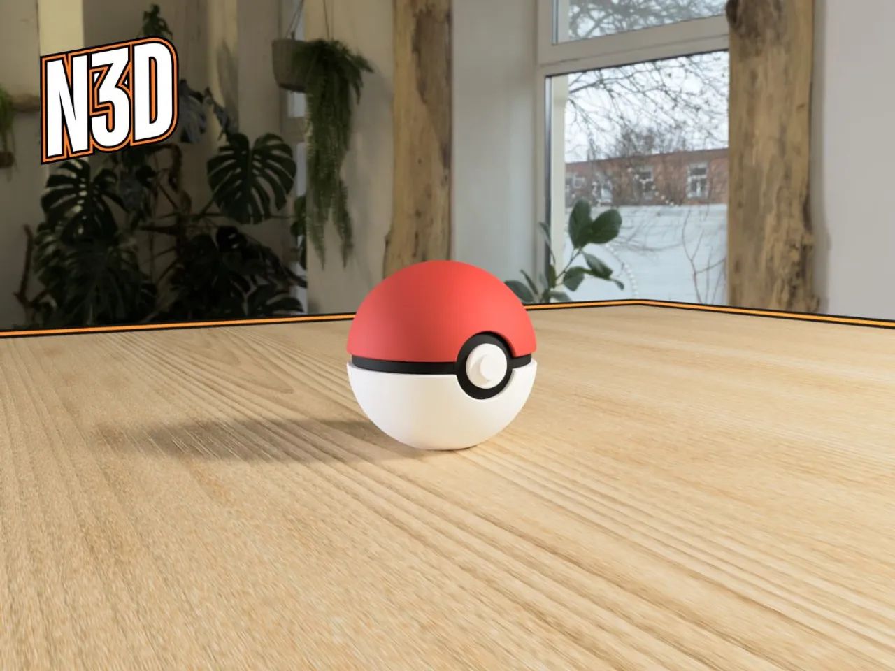 Pokebola 3d padrão  - Foto 2
