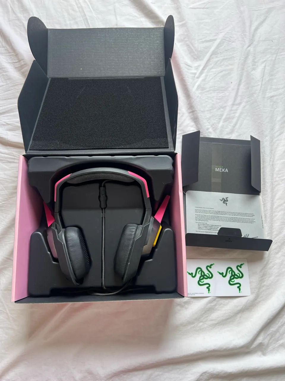 Headset Razer D.va Overwatch Meka 
