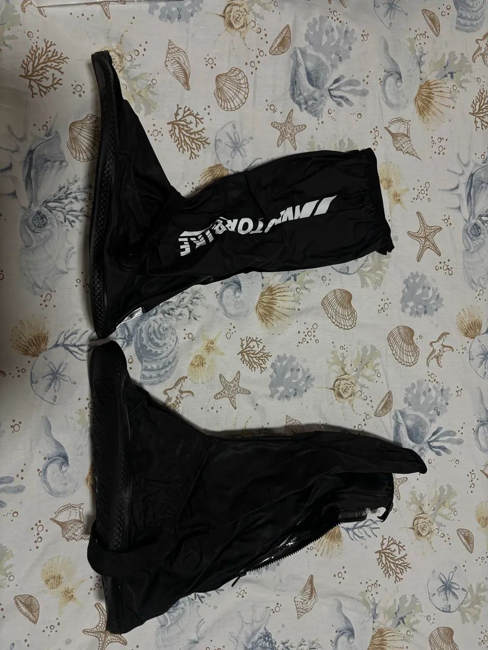Capa Protetora Para Calçado Chuva Impermeável Motoqueiro - Foto 3