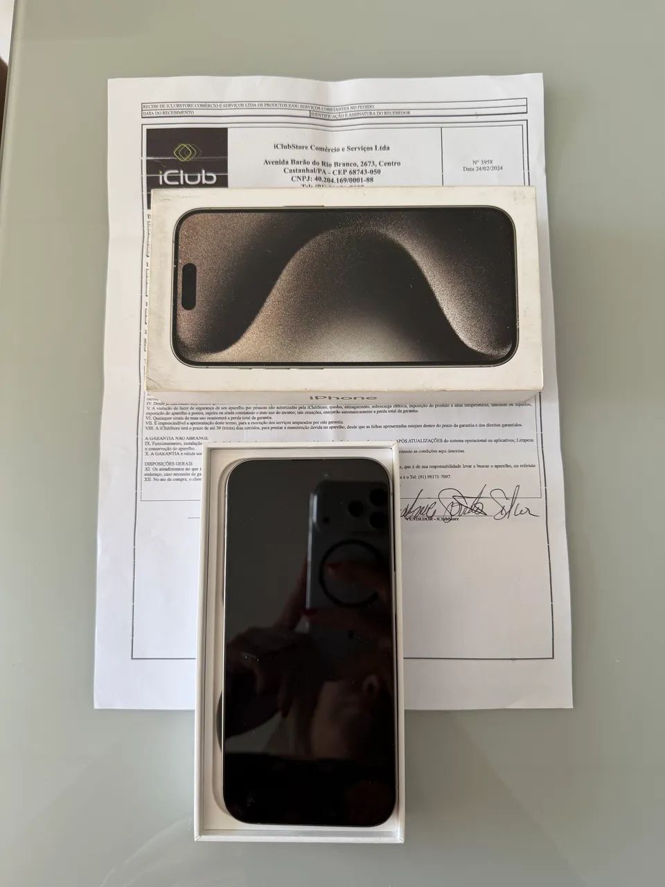 iPhone 15 PRO Natural Titanium - Foto 2
