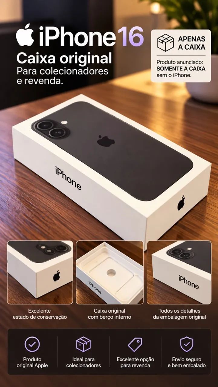 Caixas de IPhone e IPad Air novas e originais! - Foto 5