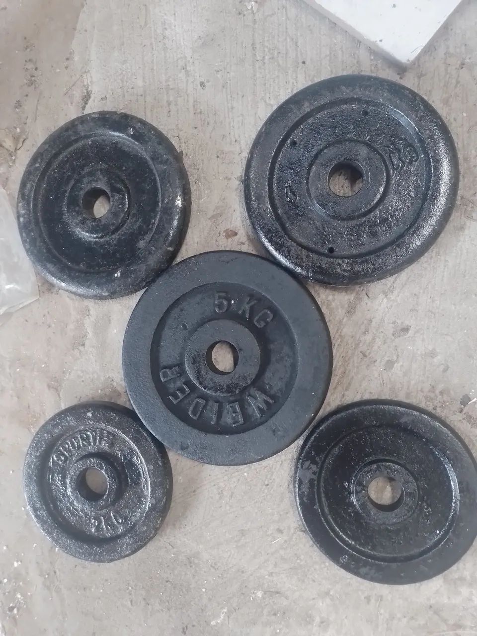 Anilhas de musculação 