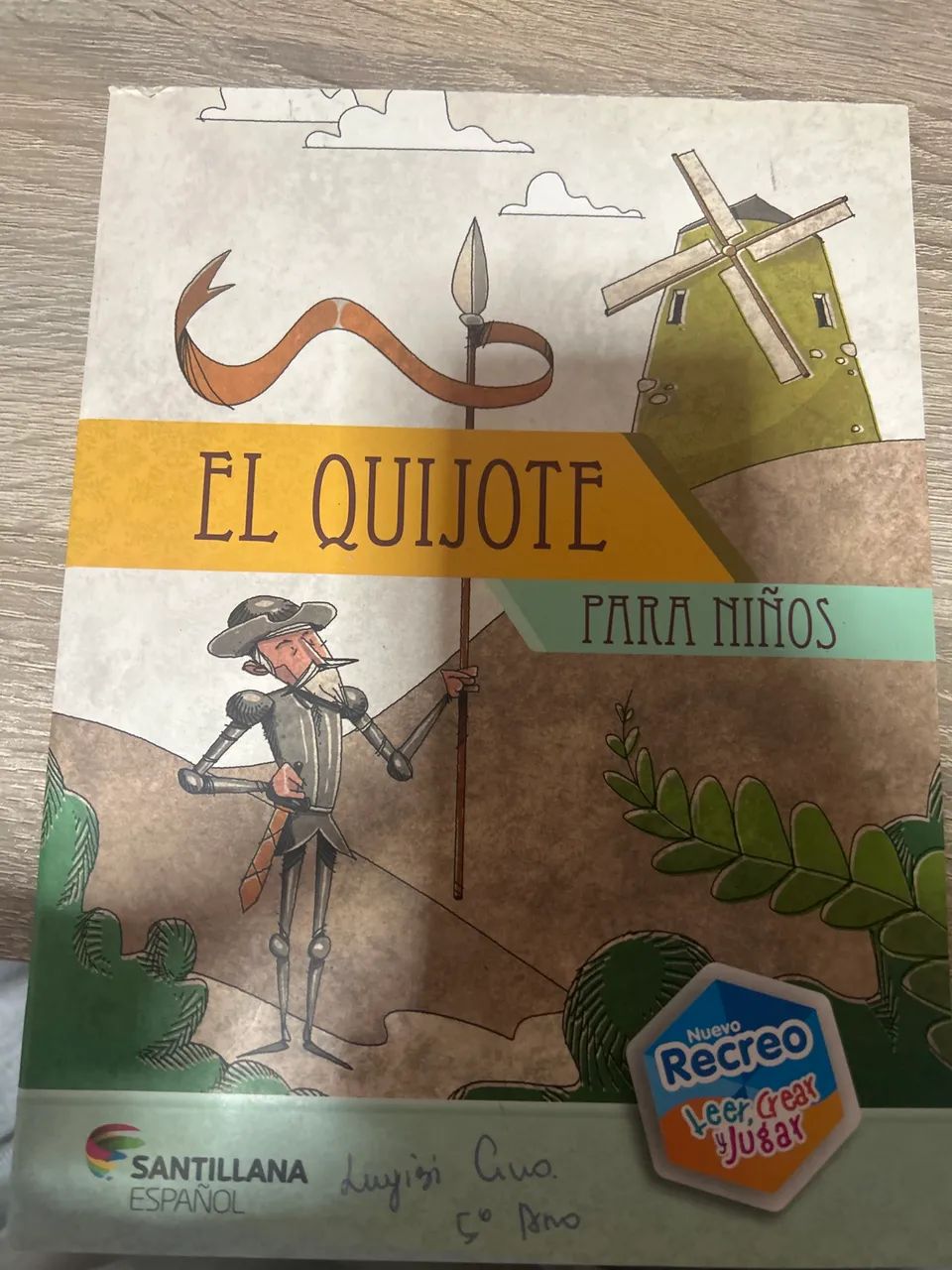 livro usado (EL QUIJOTE PARA NINÕS)