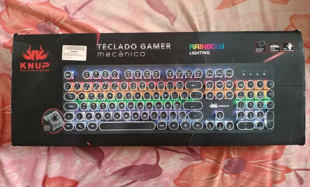 Teclado Mecânico Steampunk Knup - Foto 3
