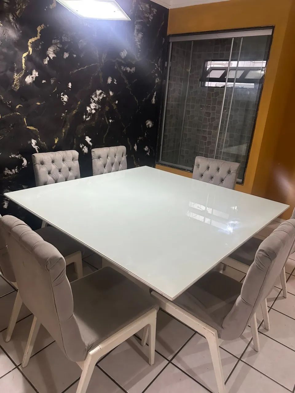 ? OPORTUNIDADE IMPERDÍVEL! VENDO MESA DE JANTAR LUXO COMPLETA! ? - Foto 5