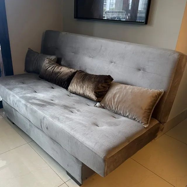 Sofá Cama Reclinável Novo