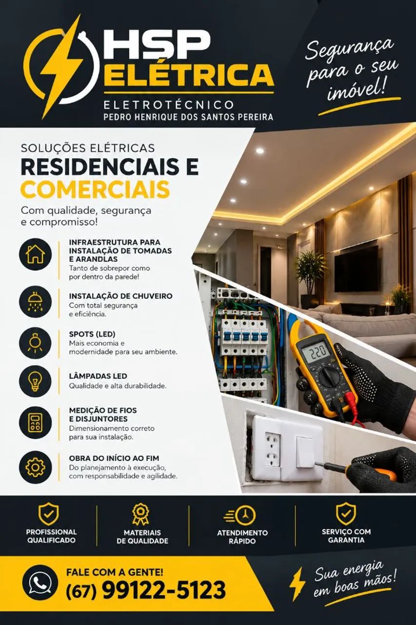 Eletricista/elétrica em geral