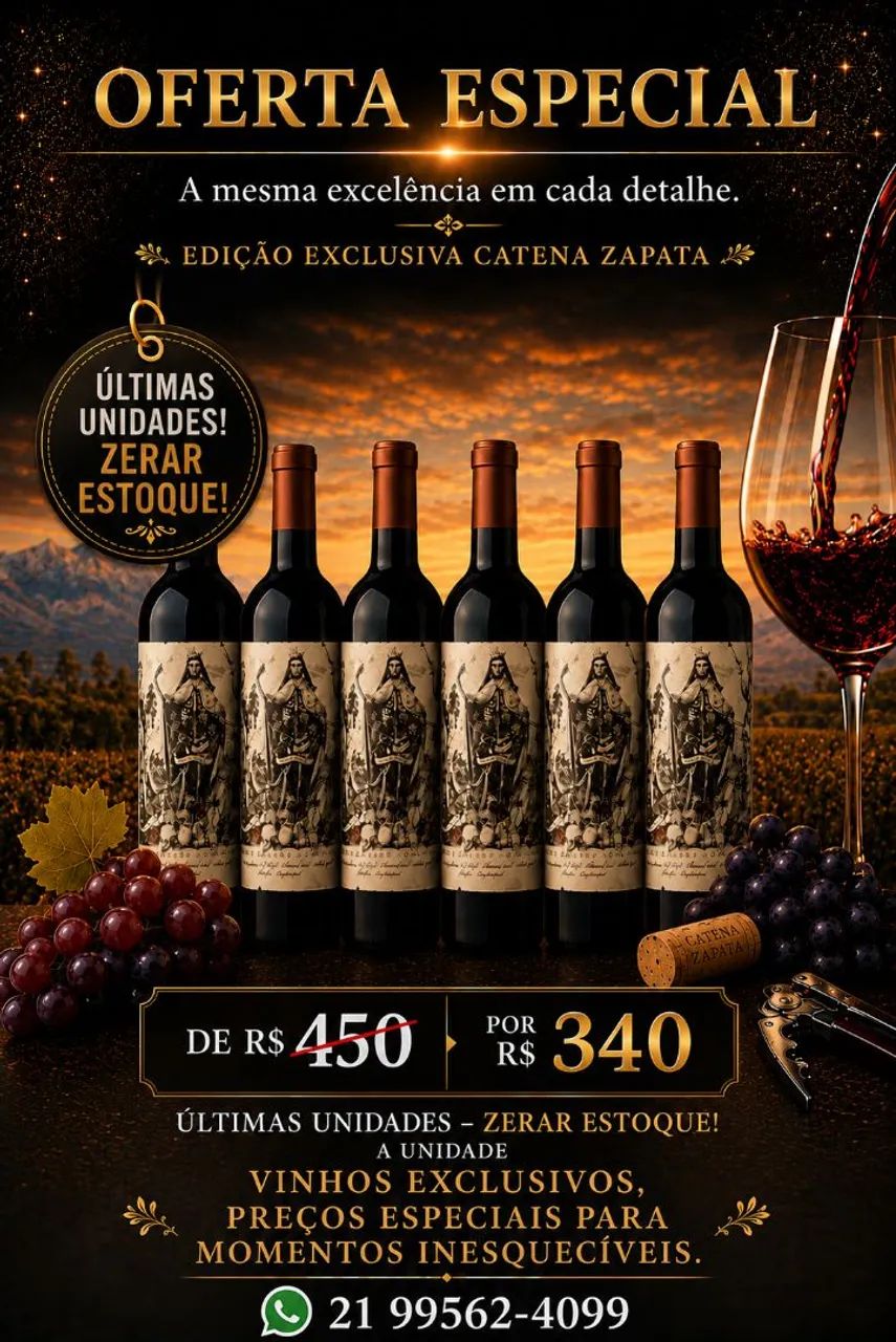 Vinho Argentino Catena Zapata 